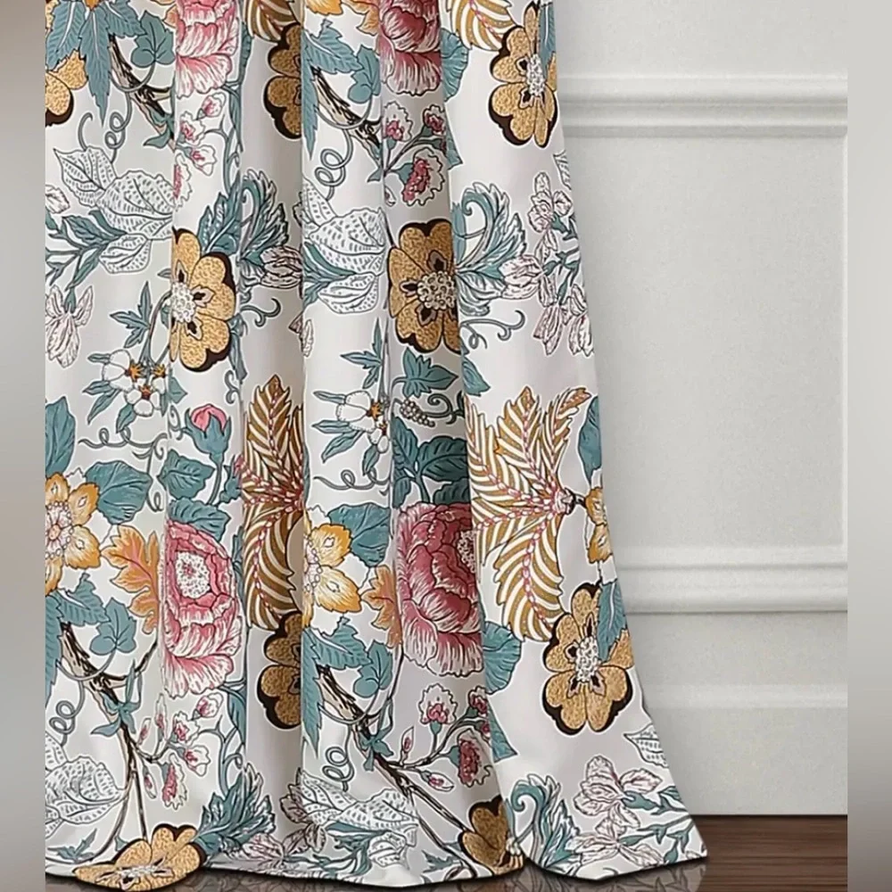 The Curated Nomad Chorro Room Darkening Curtain Panel Pair 95”
